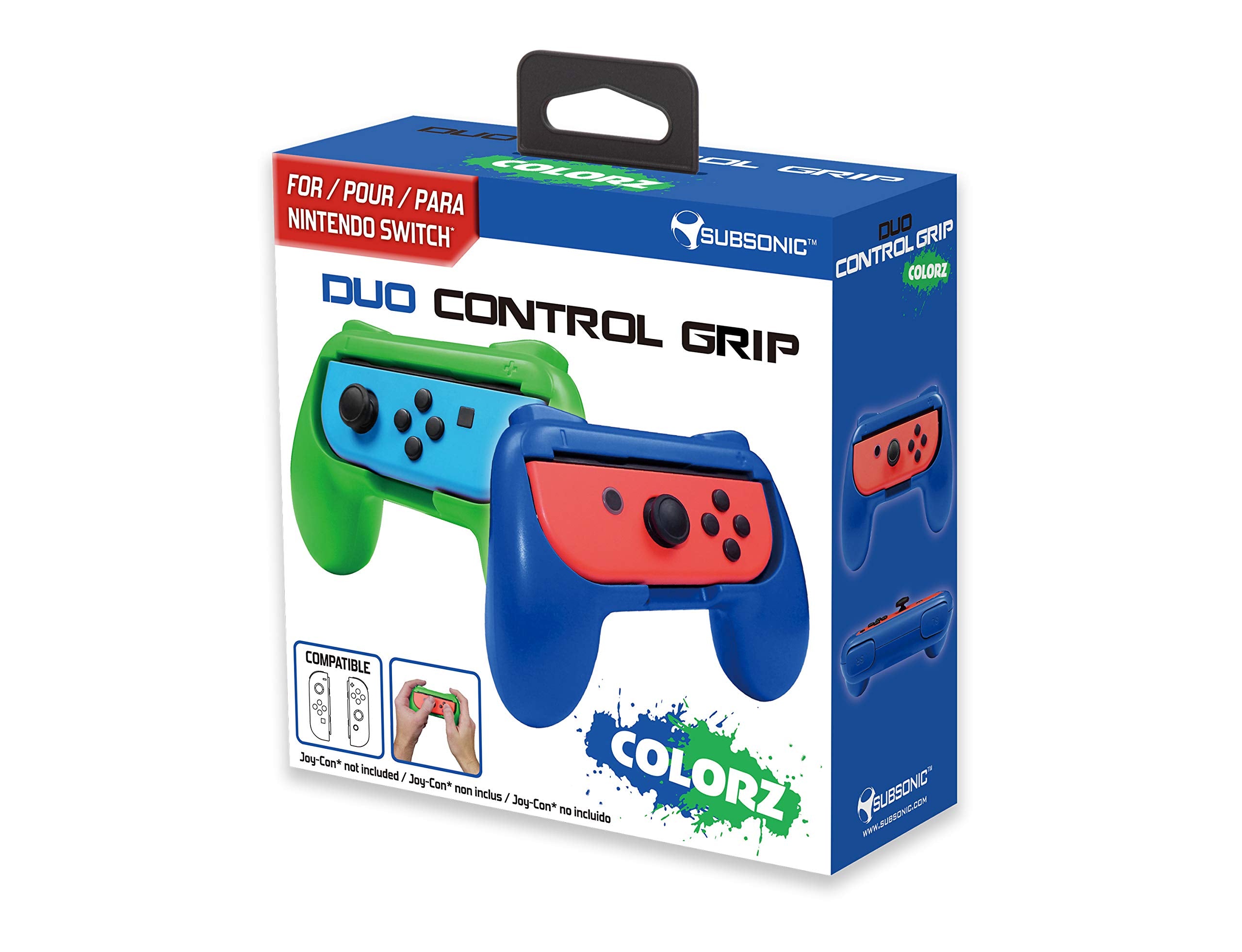 Mando Nintendo Switch Subsonic Joy-Contras Azul Y Verde Mando Nintendo Switch Subsonic Joy-Contras Azul Y Verde